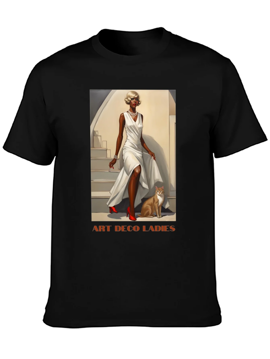 Art Deco Ladies Graphic T-Shirt product image 3
