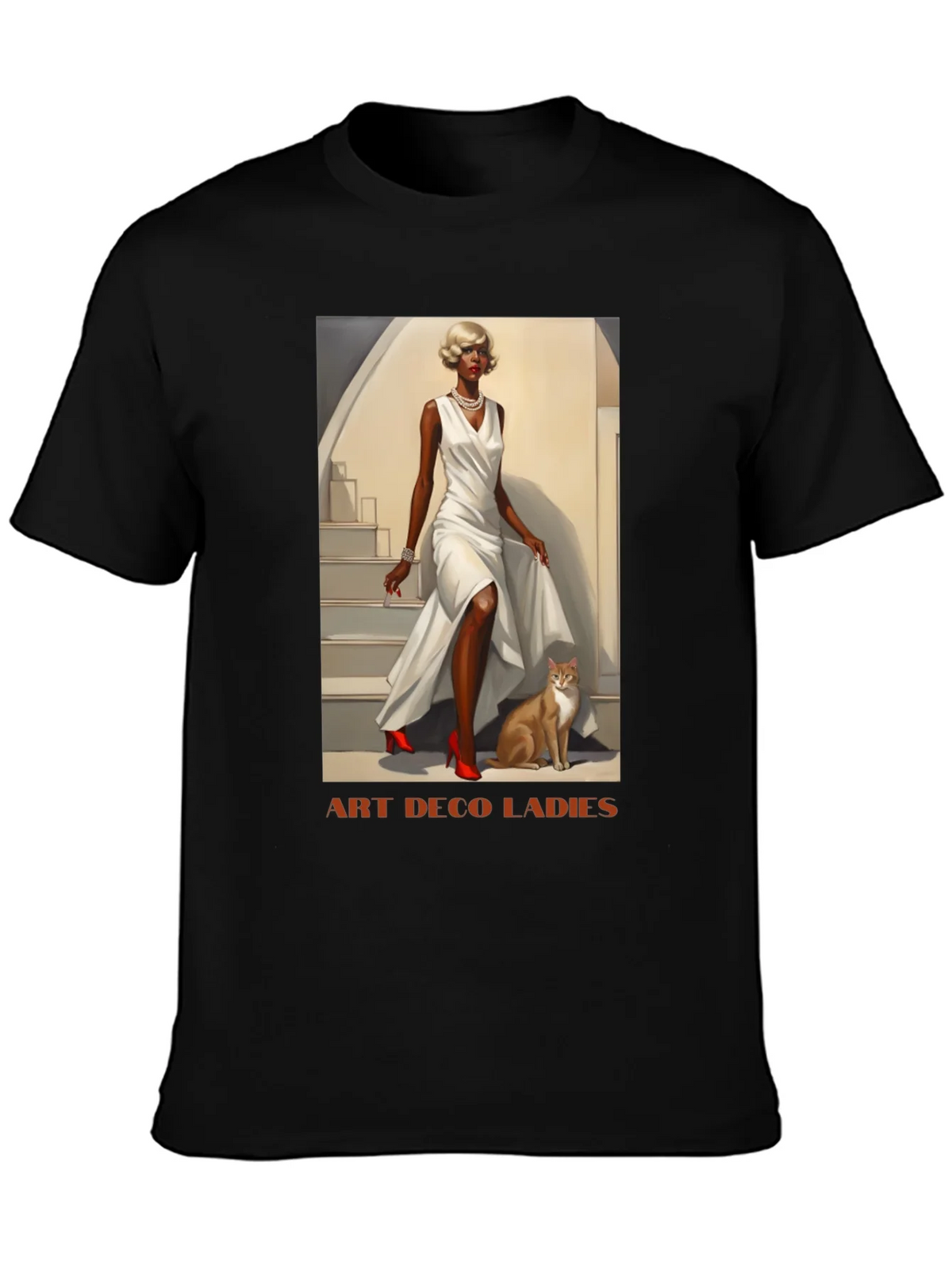 Art Deco Ladies Graphic T-Shirt product image 3