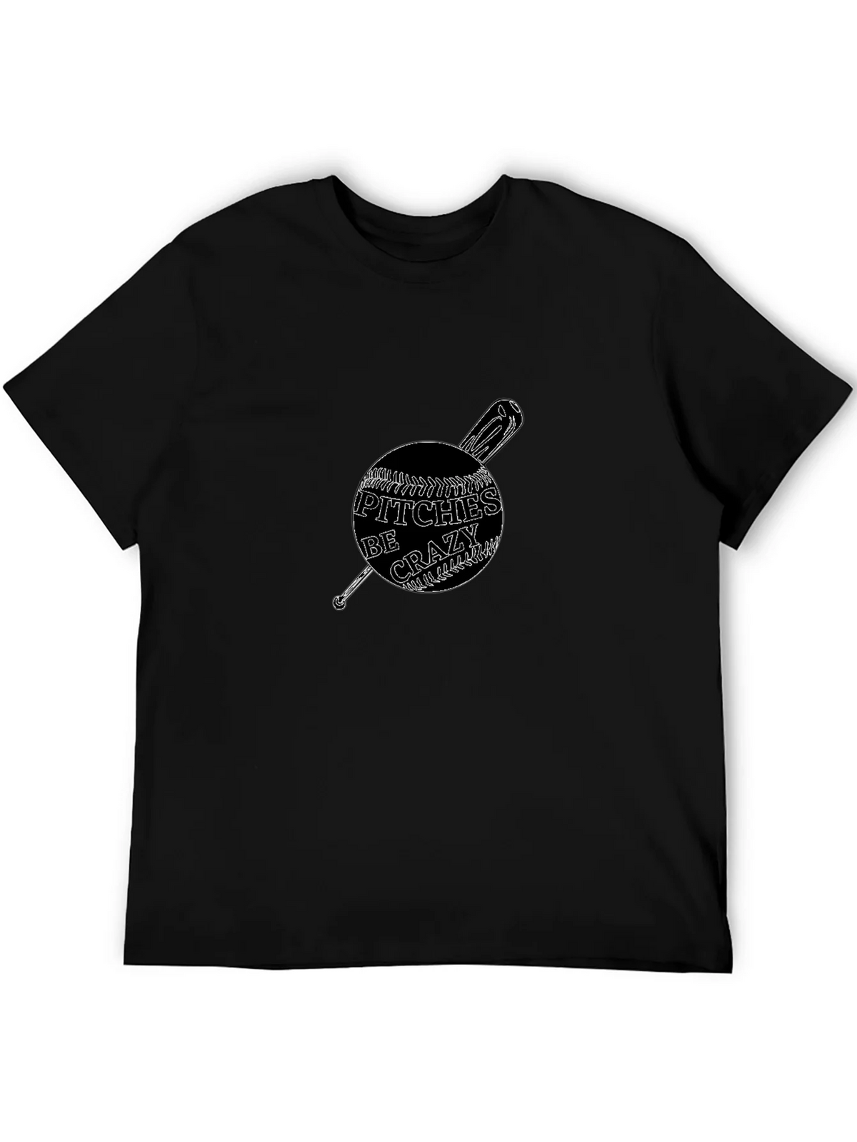 Crazy Pitches Baseball Graphic T-Shirt product image 4