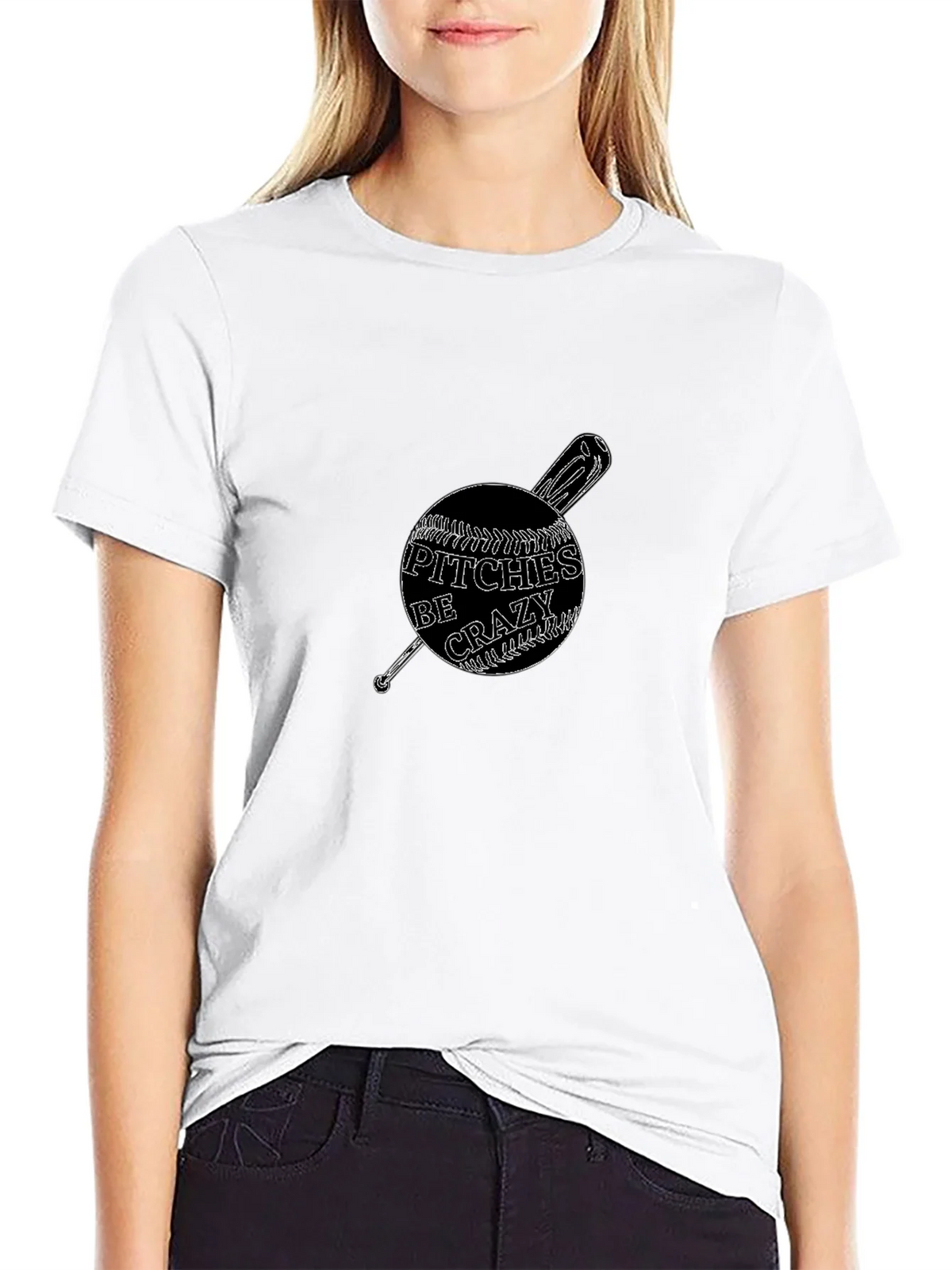 Crazy Pitches Baseball Graphic T-Shirt product image 7