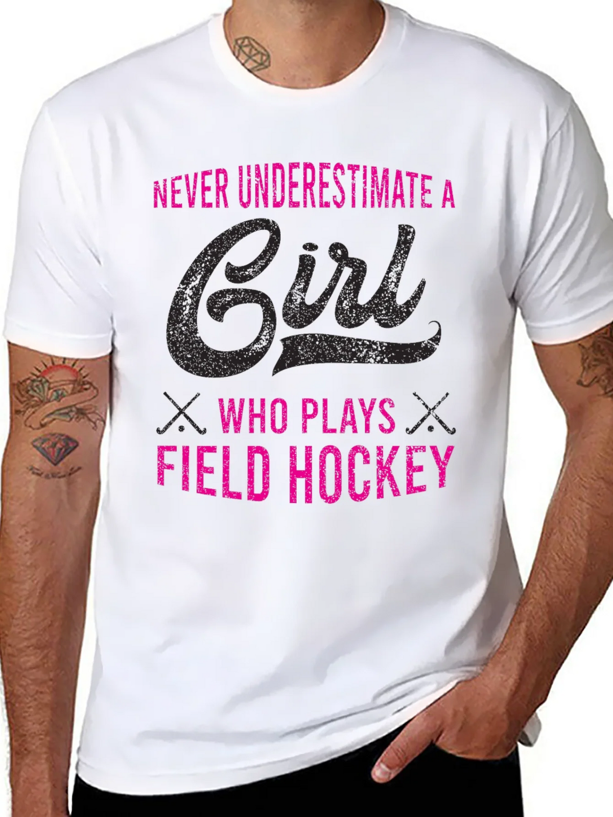 Field Hockey Girls Tee - Never Underestimate product image 7