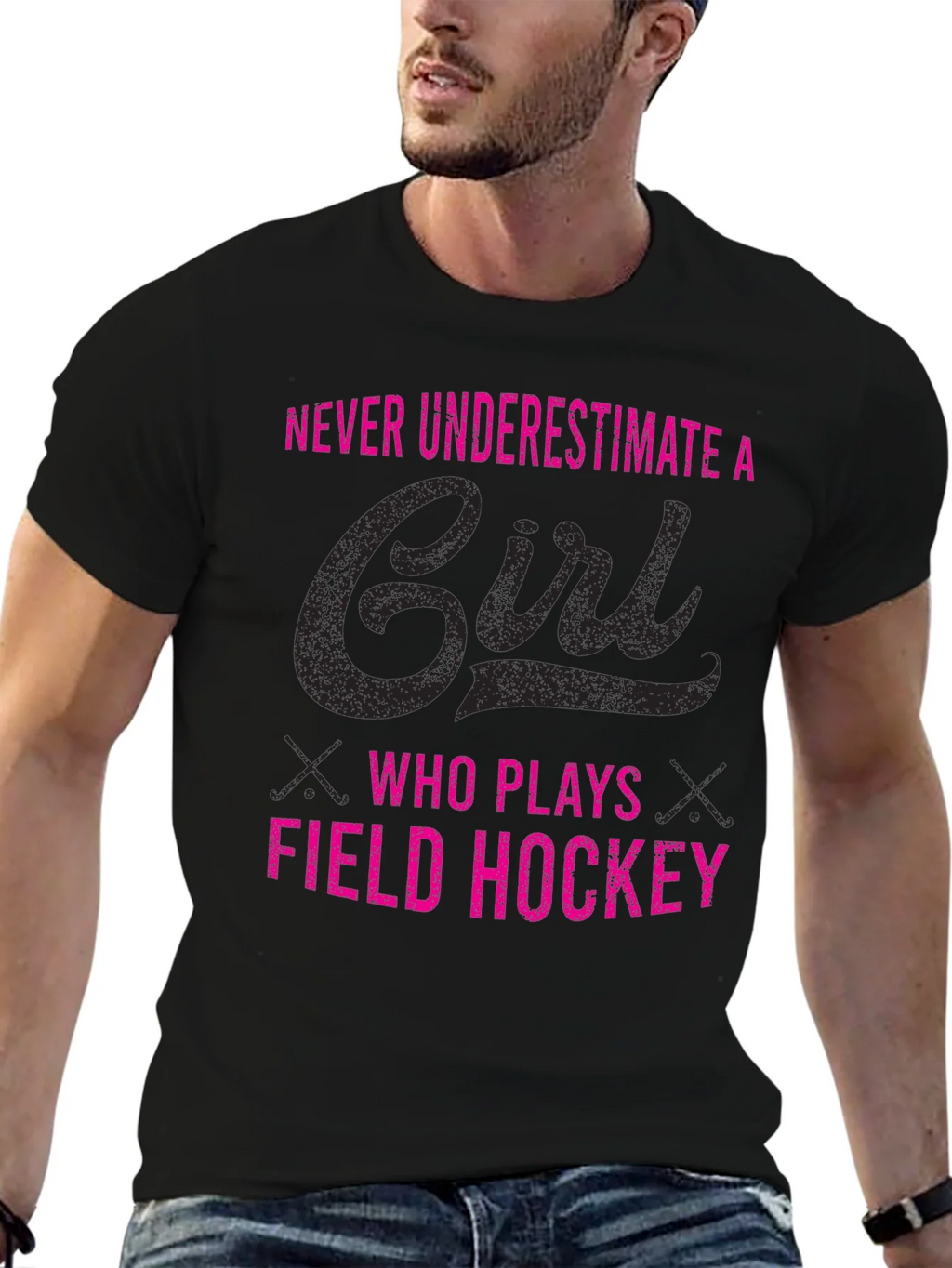 Field Hockey Girls Tee - Never Underestimate product image 6
