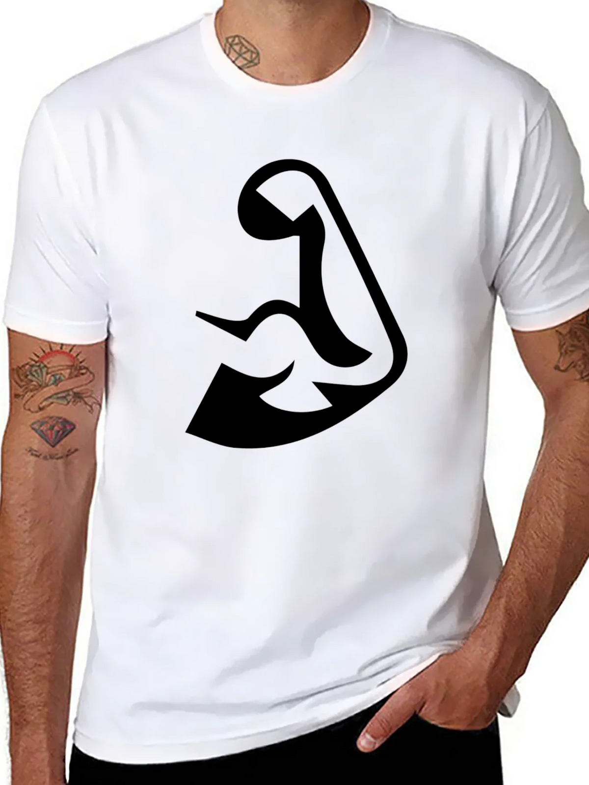 Black Arm Flex Graphic Tee product image 7