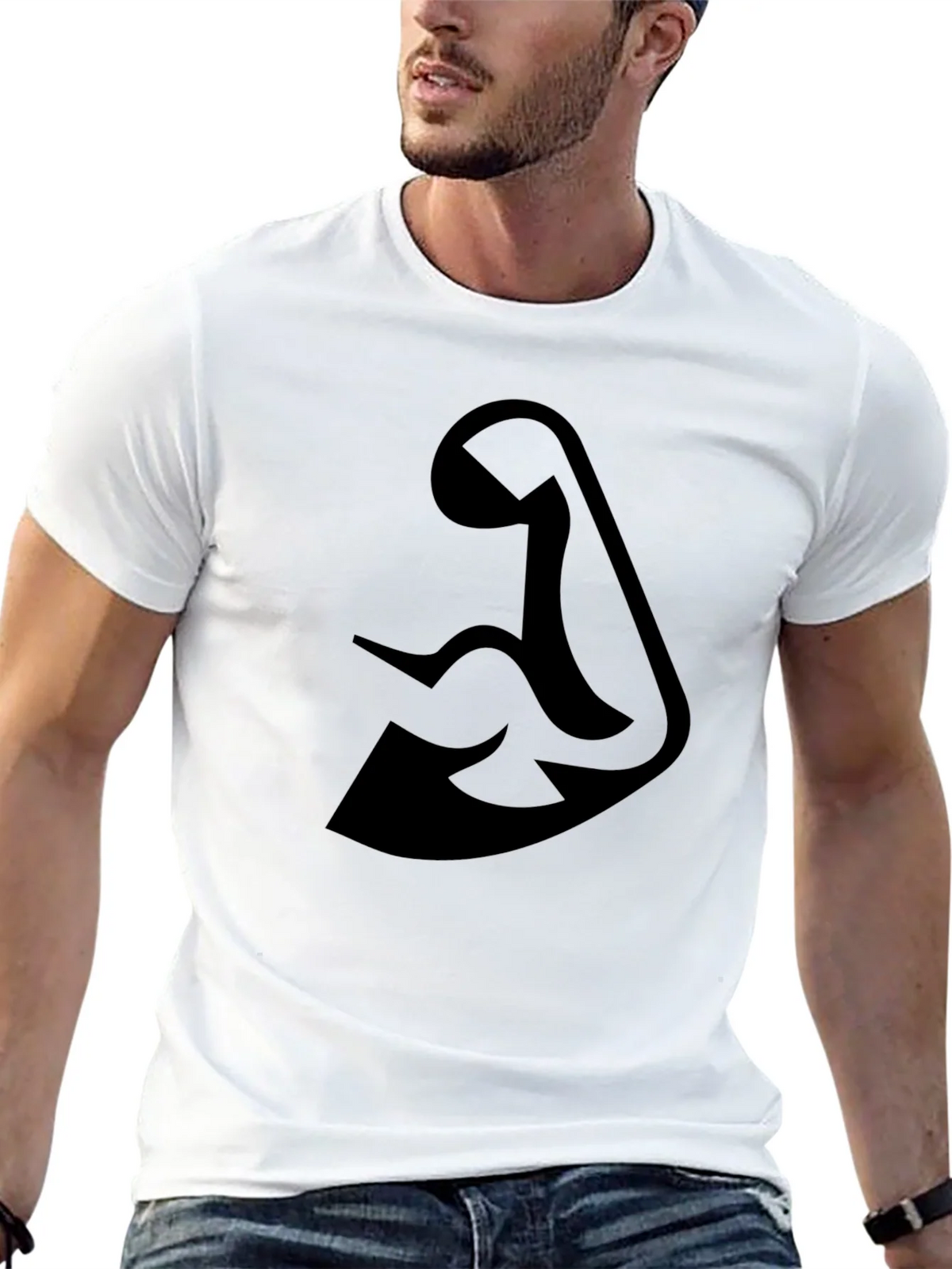 Black Arm Flex Graphic Tee product image 12