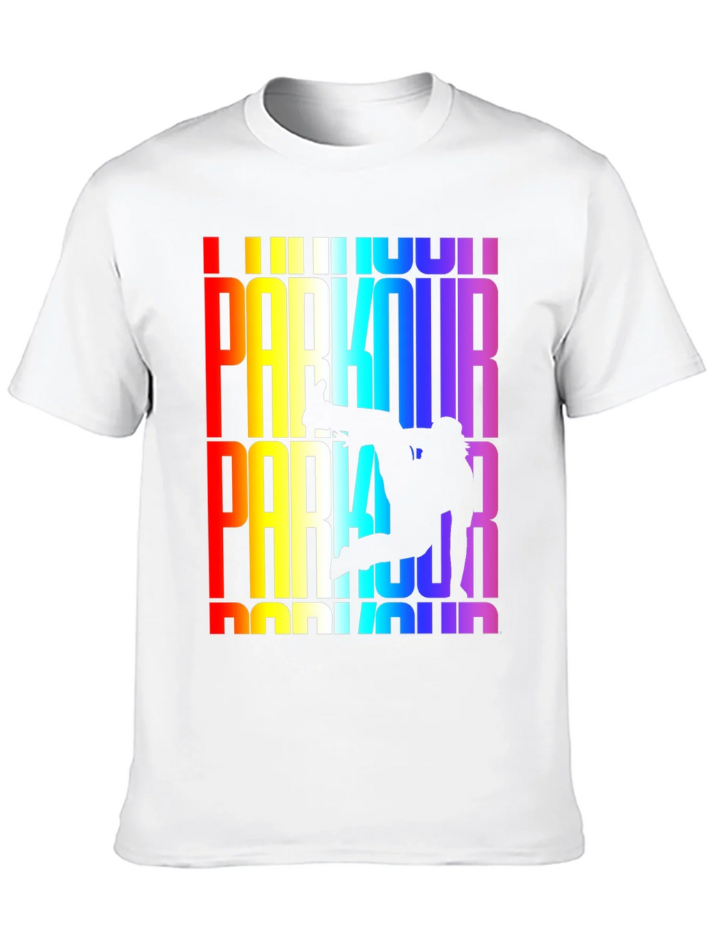 Rainbow Parkour Graphic Tee - Black product image 9