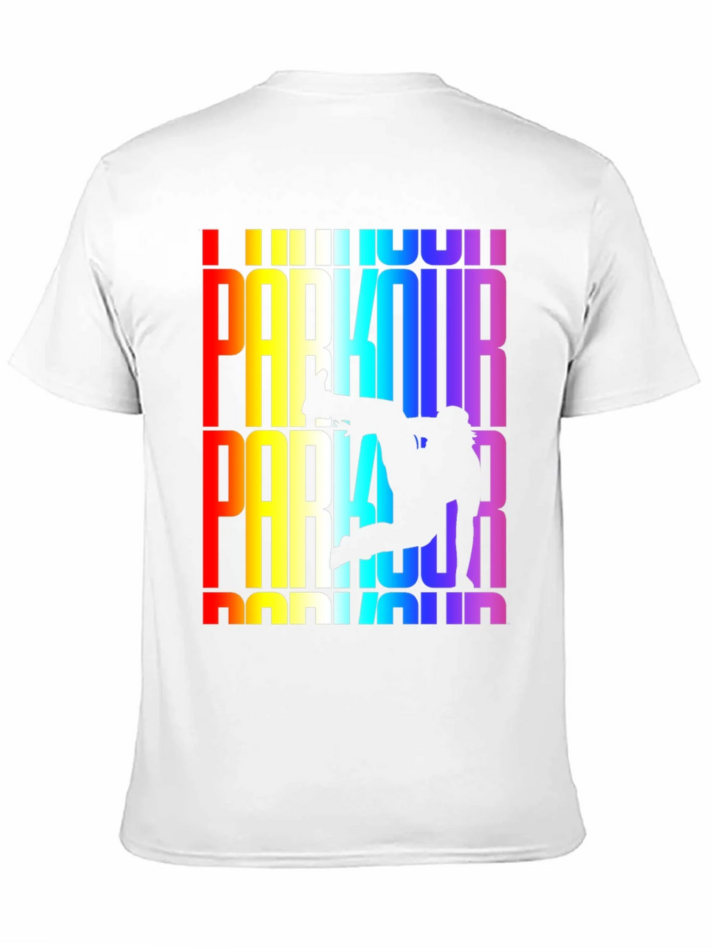 Rainbow Parkour Graphic Tee - Black product image 10