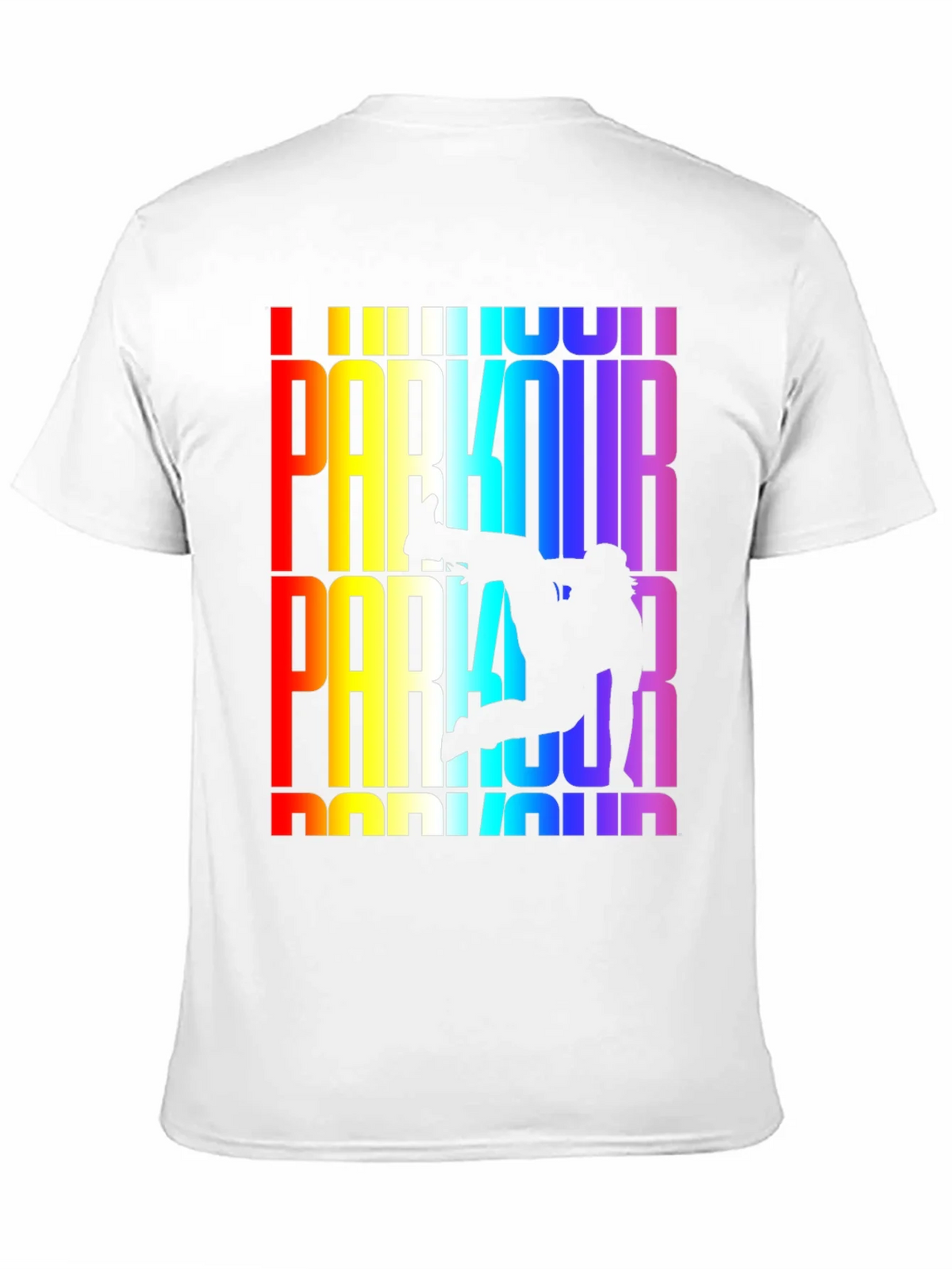 Rainbow Parkour Graphic Tee - Black product image 10