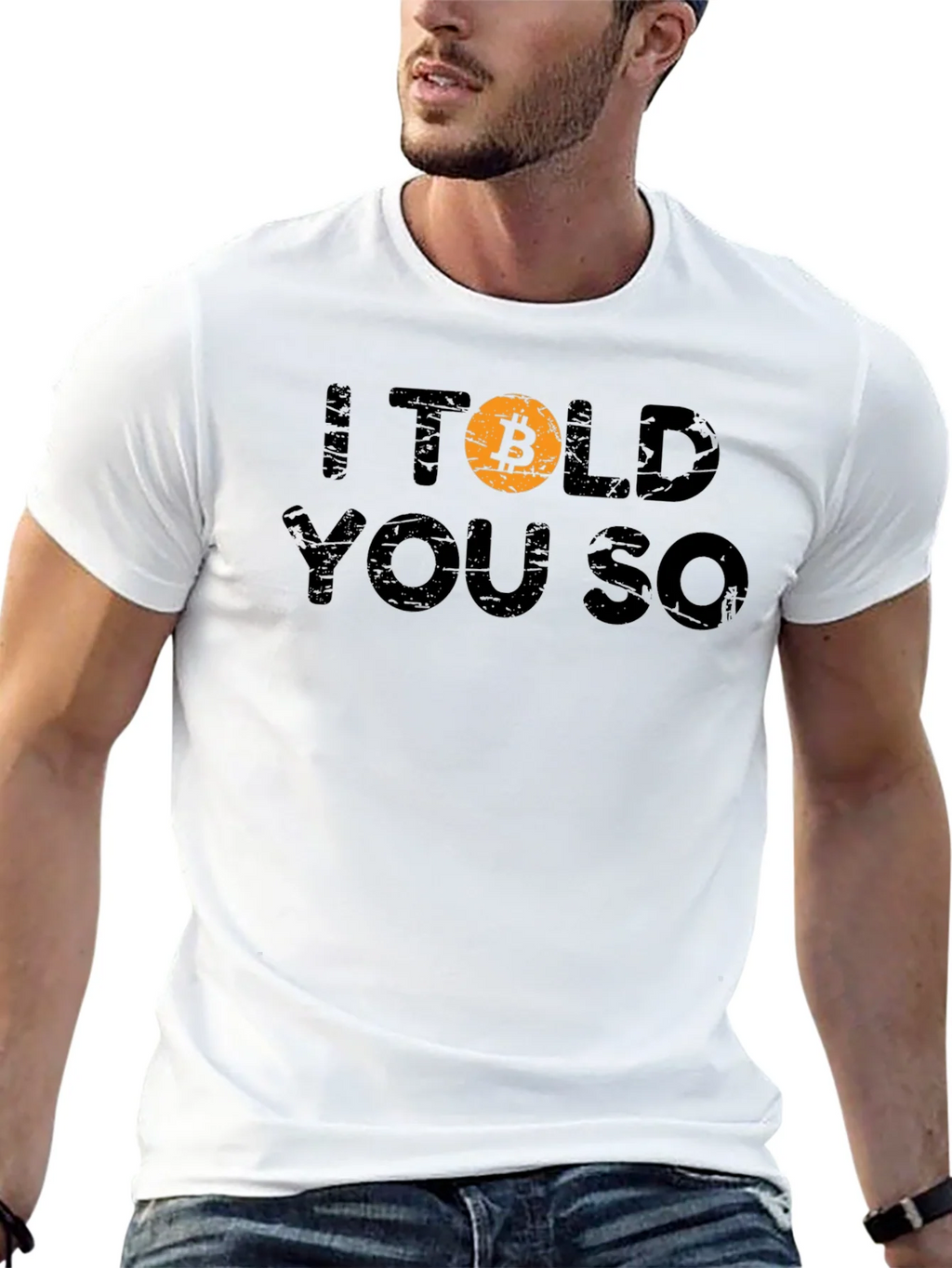 Bitcoin Crypto I Told You So Black T-Shirt product image 12