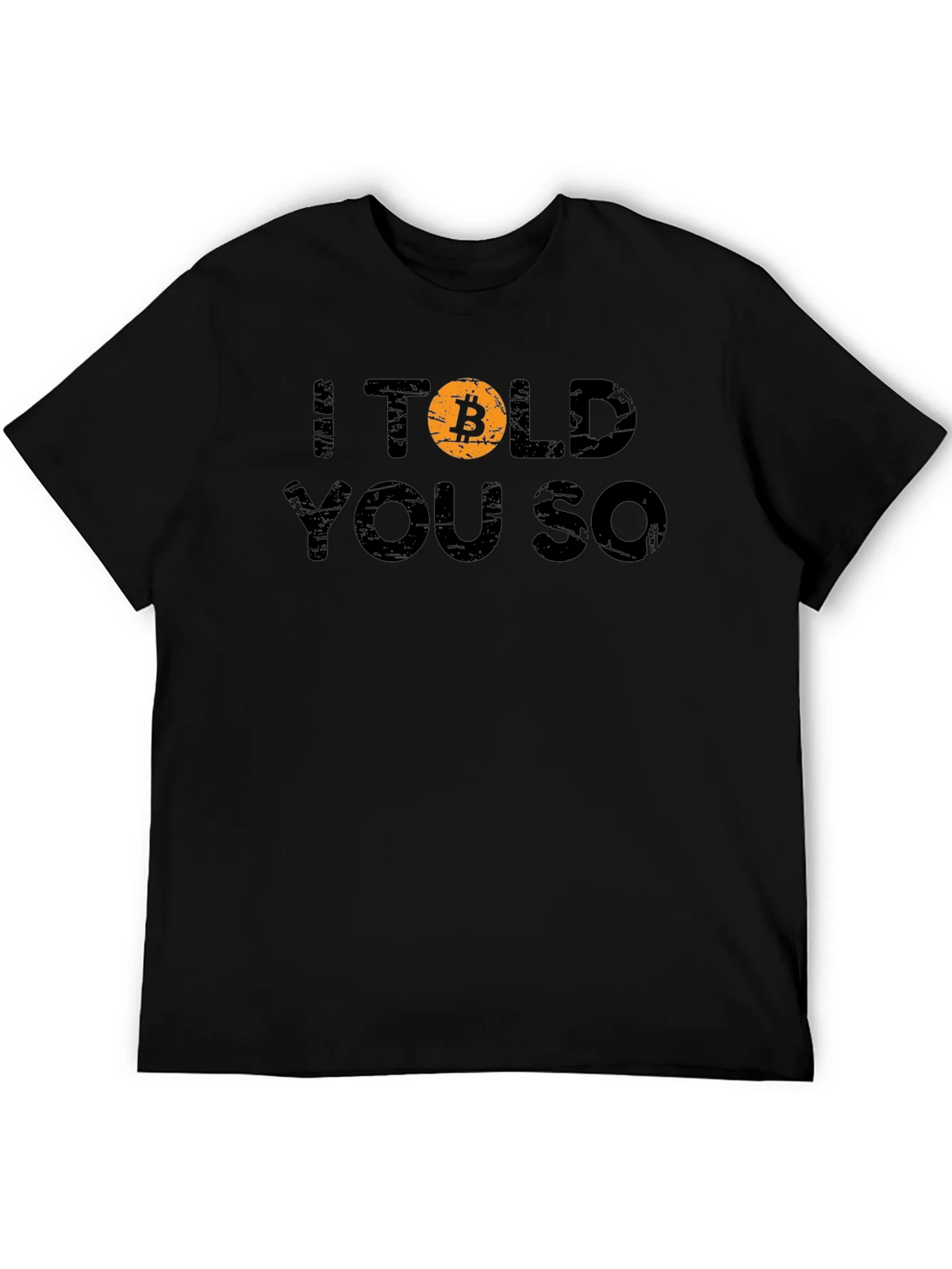 Bitcoin Crypto I Told You So Black T-Shirt product image 5