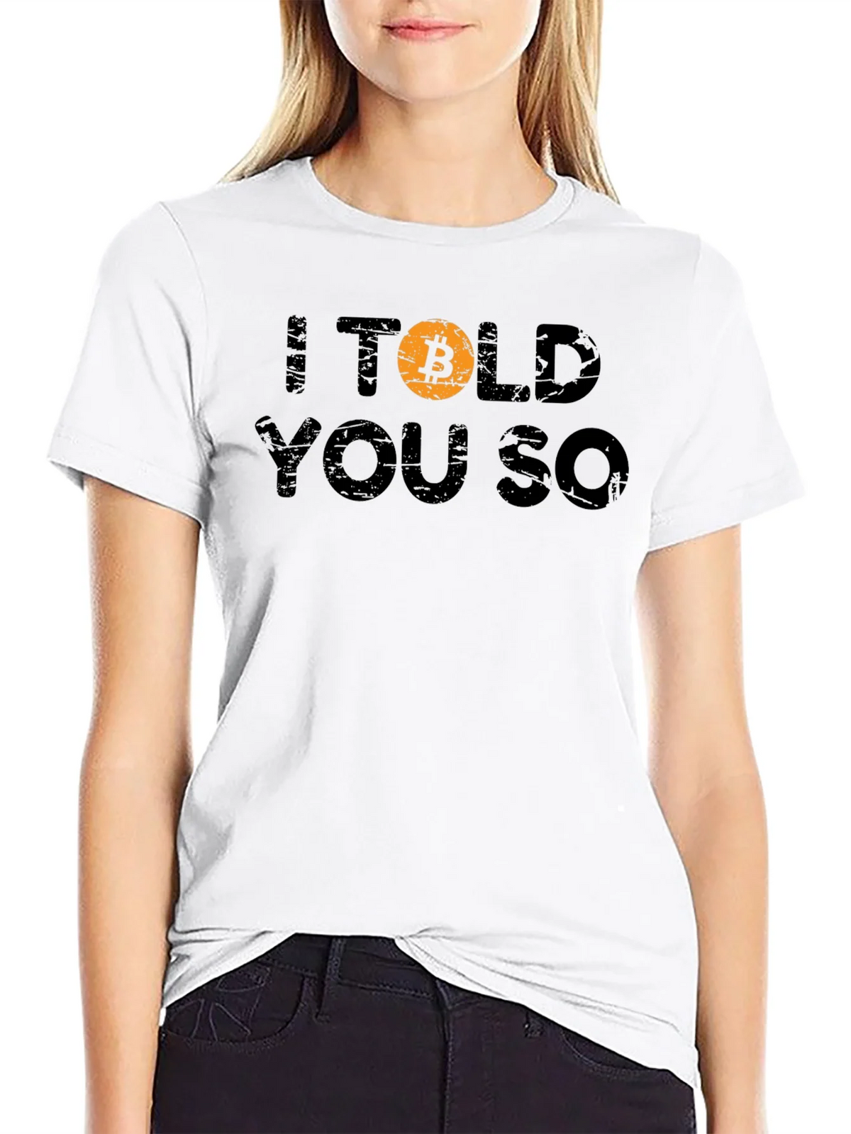 Bitcoin Crypto I Told You So Black T-Shirt product image 8