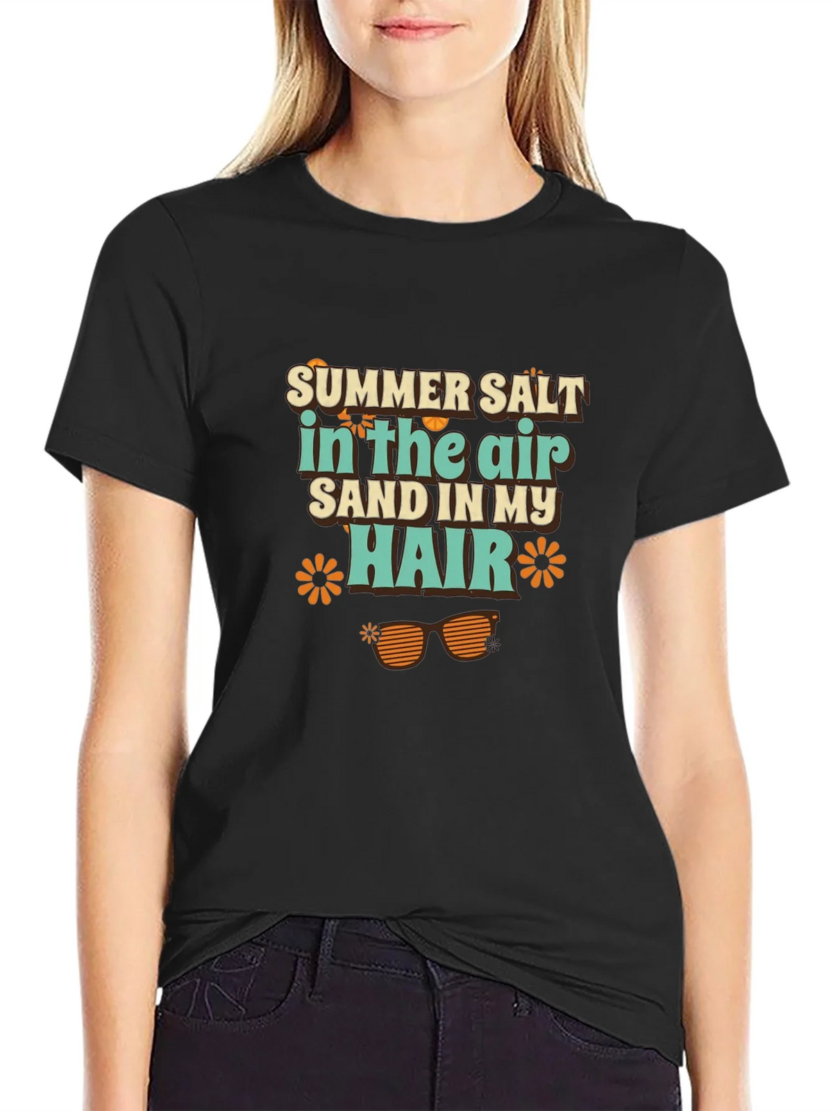 Summer Salt Sand Hair Graphic Tee product image 2