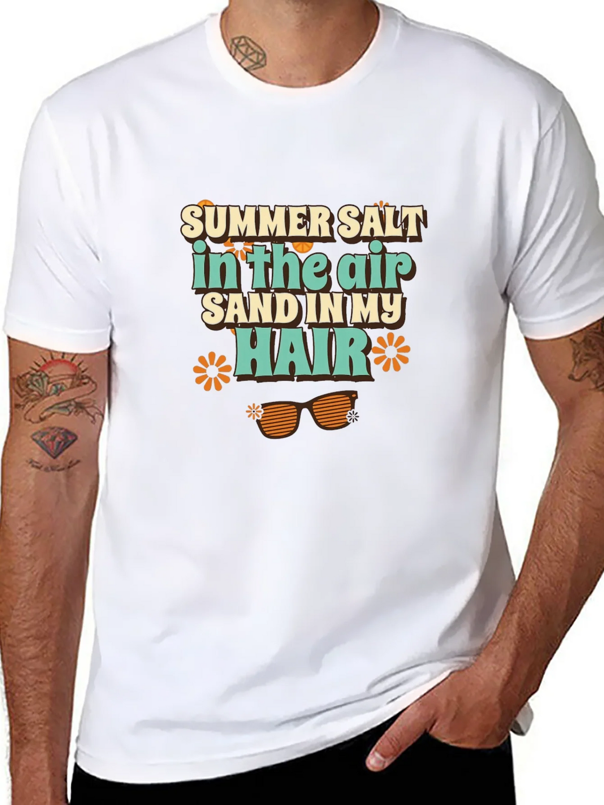 Summer Salt Sand Hair Graphic Tee product image 7