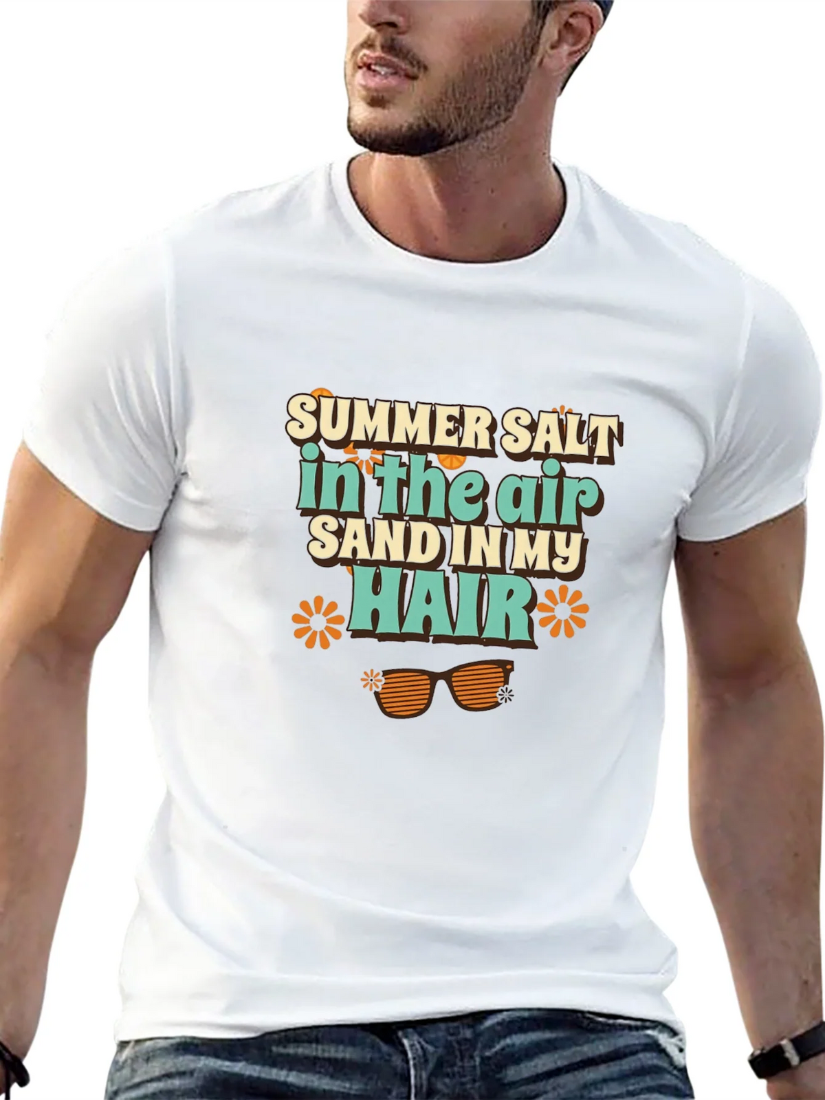 Summer Salt Sand Hair Graphic Tee product image 12