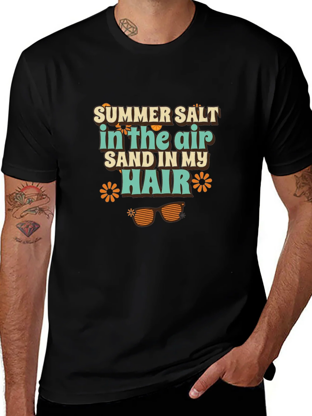 Summer Salt Sand Hair Graphic Tee product image 1