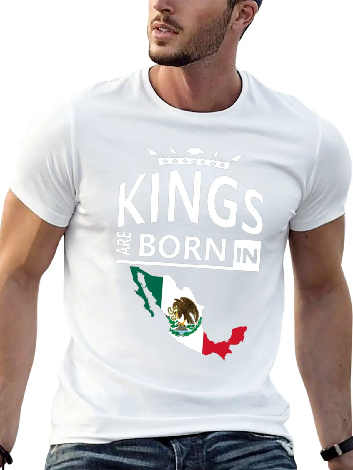 Kings Are Born In Mexico T-Shirt product image 12