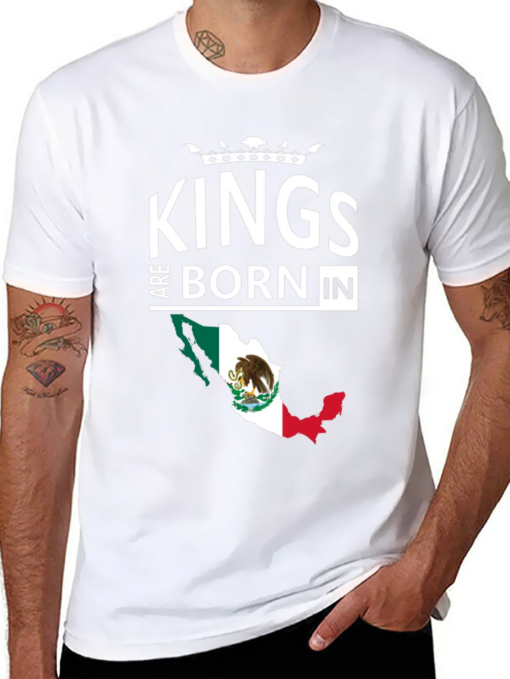 Kings Are Born In Mexico T-Shirt product image 7