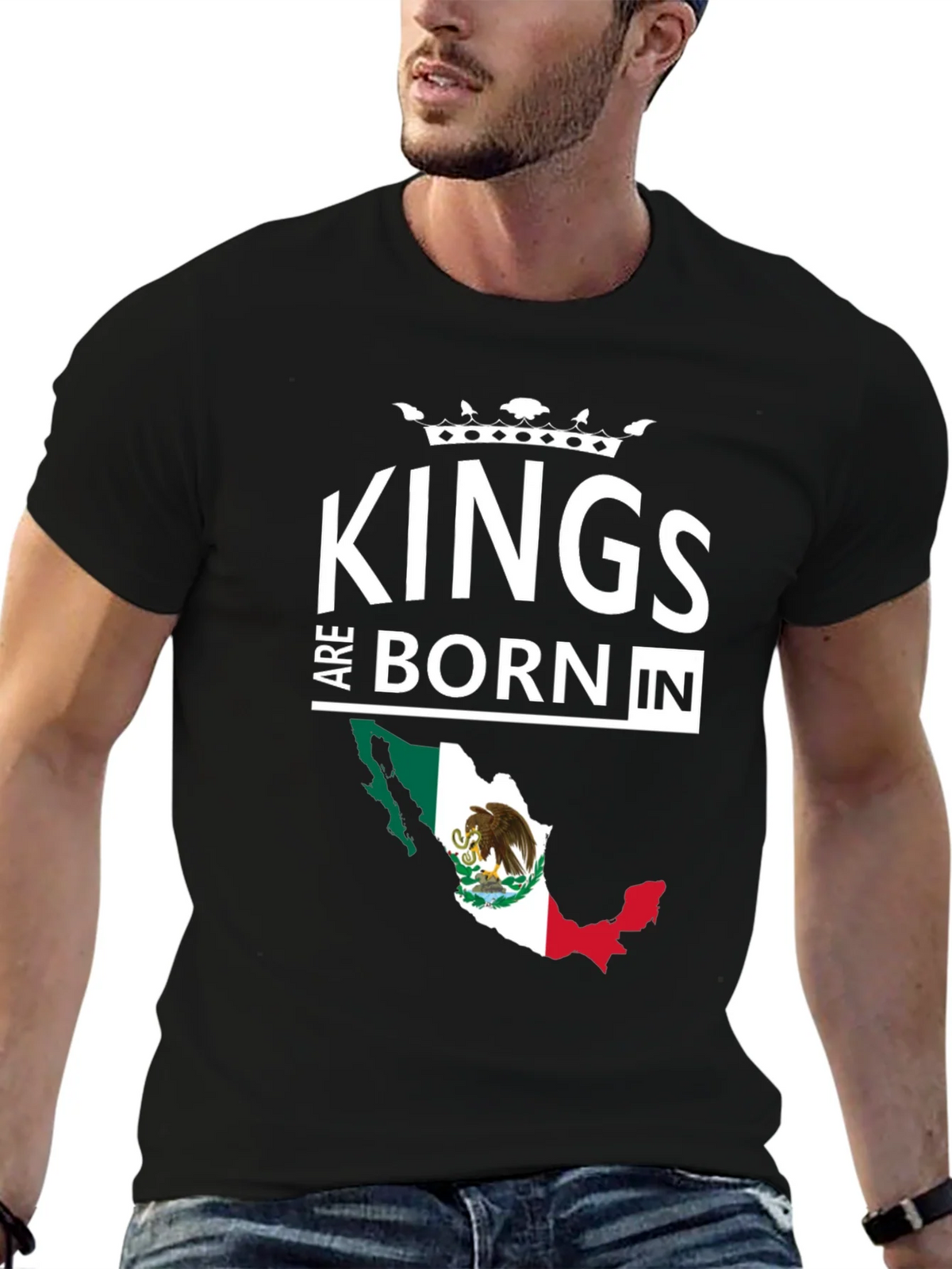 Kings Are Born In Mexico T-Shirt product image 6