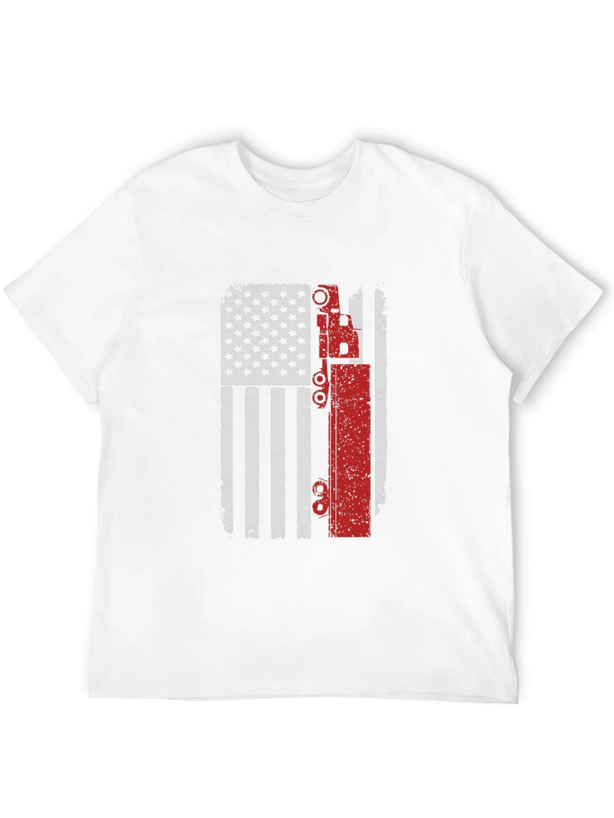 American Flag Crane Operator T-Shirt product image 9