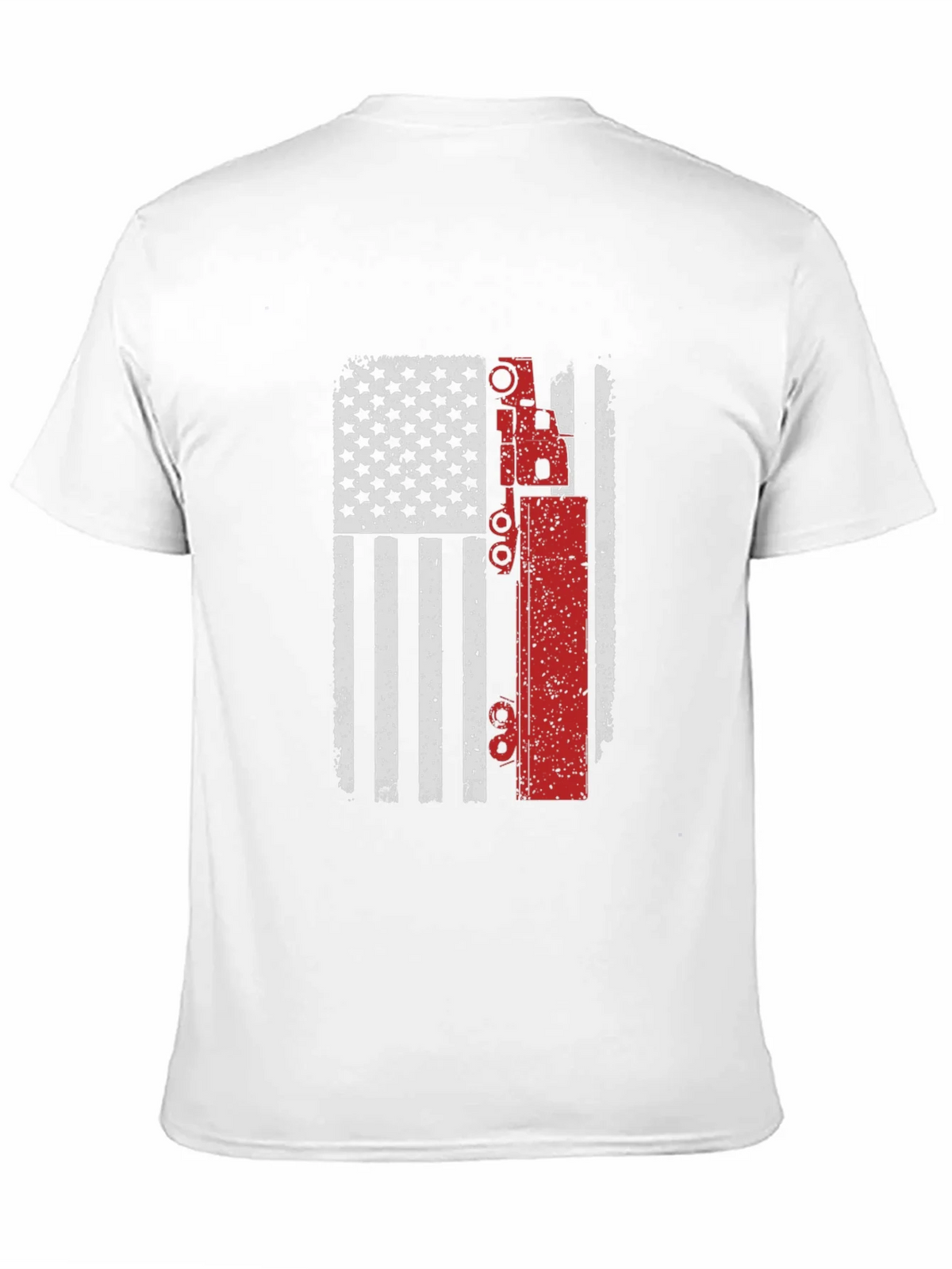 American Flag Crane Operator T-Shirt product image 8