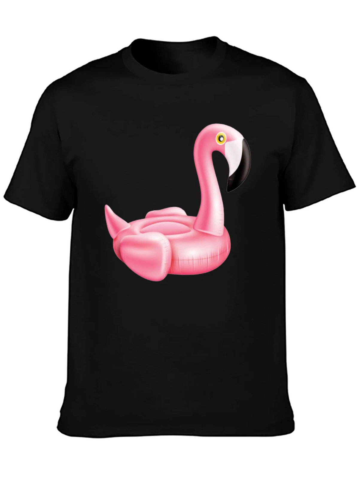 Pink Flamingo Inflatable Pool Float T-Shirt product image 3