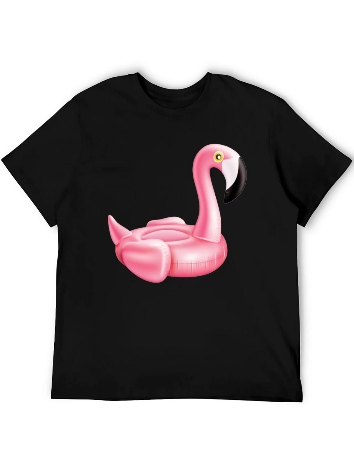 Pink Flamingo Inflatable Pool Float T-Shirt product image 5