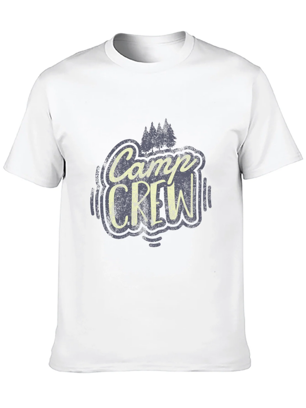 Camp Crew Graphic Tee - Black Cotton T-Shirt product image 9