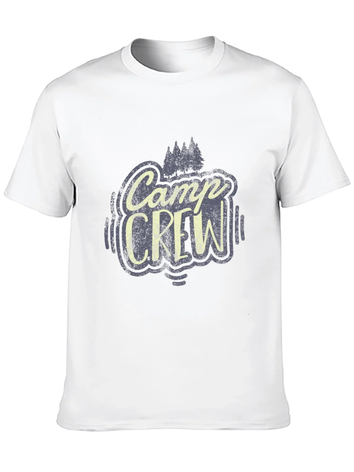 Camp Crew Graphic Tee - Black Cotton T-Shirt product image 9