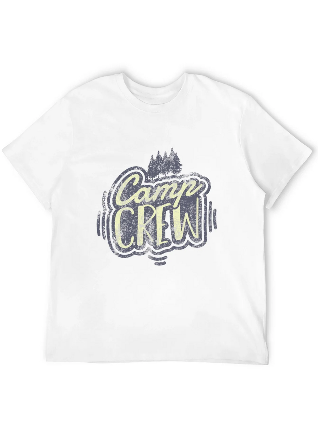 Camp Crew Graphic Tee - Black Cotton T-Shirt product image 11