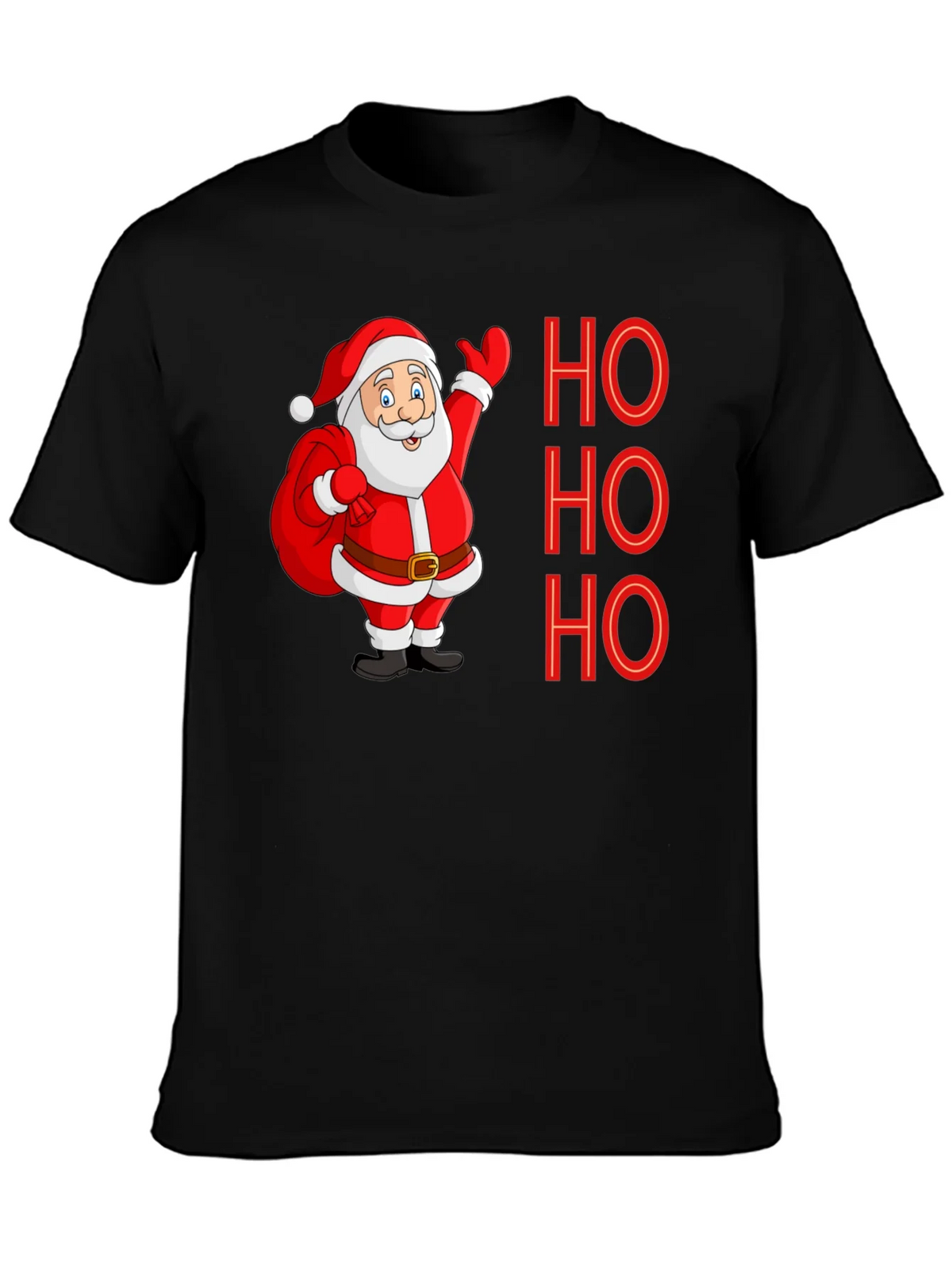 Ho Ho Ho Santa Tee - Holiday Cheer Shirt product image 3