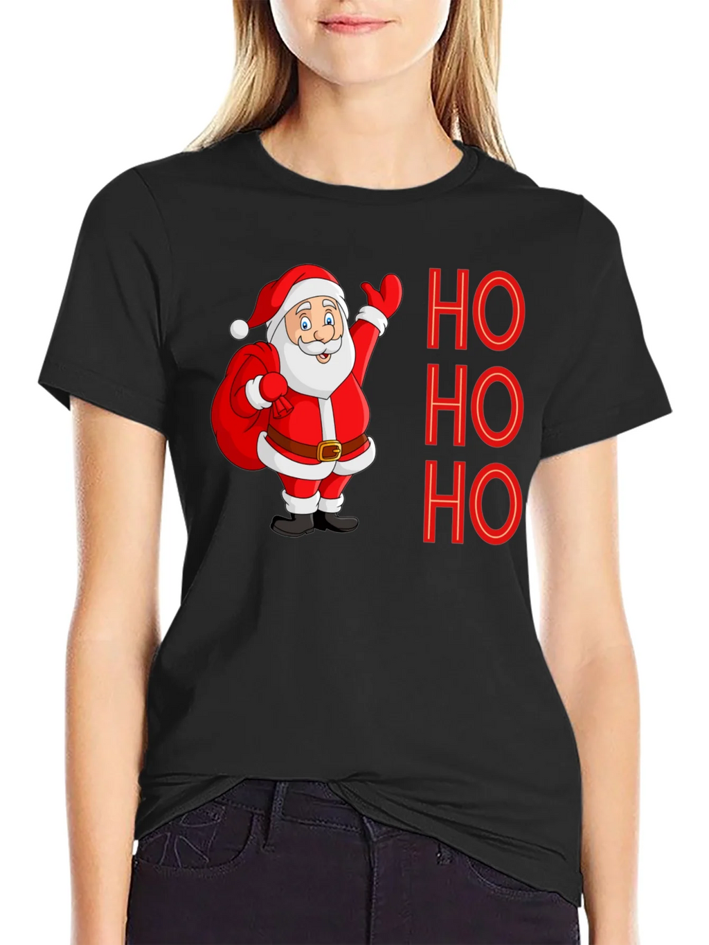 Ho Ho Ho Santa Tee - Holiday Cheer Shirt product image 2
