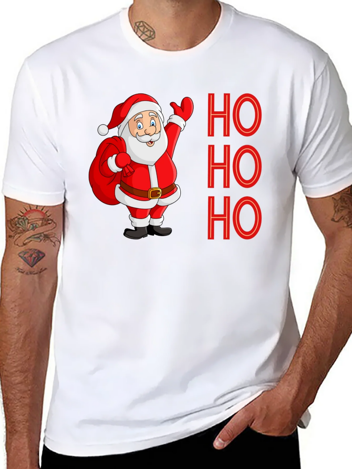 Ho Ho Ho Santa Tee - Holiday Cheer Shirt product image 7