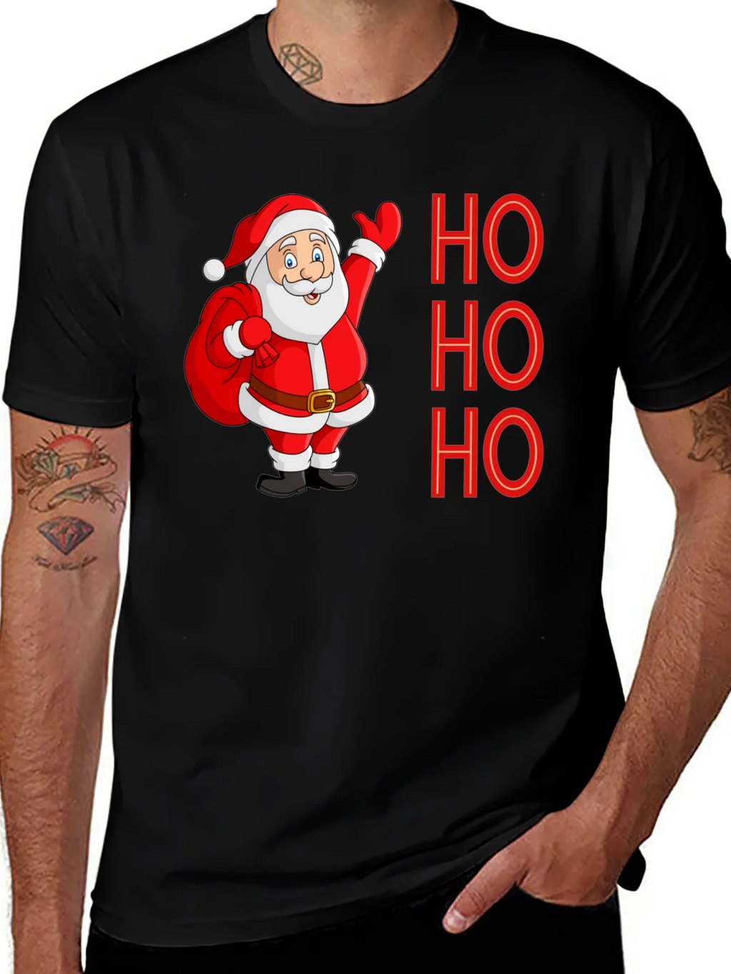 Ho Ho Ho Santa Tee - Holiday Cheer Shirt product image 1