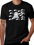 Diver & Fish Graphic Tee - Black product image 1