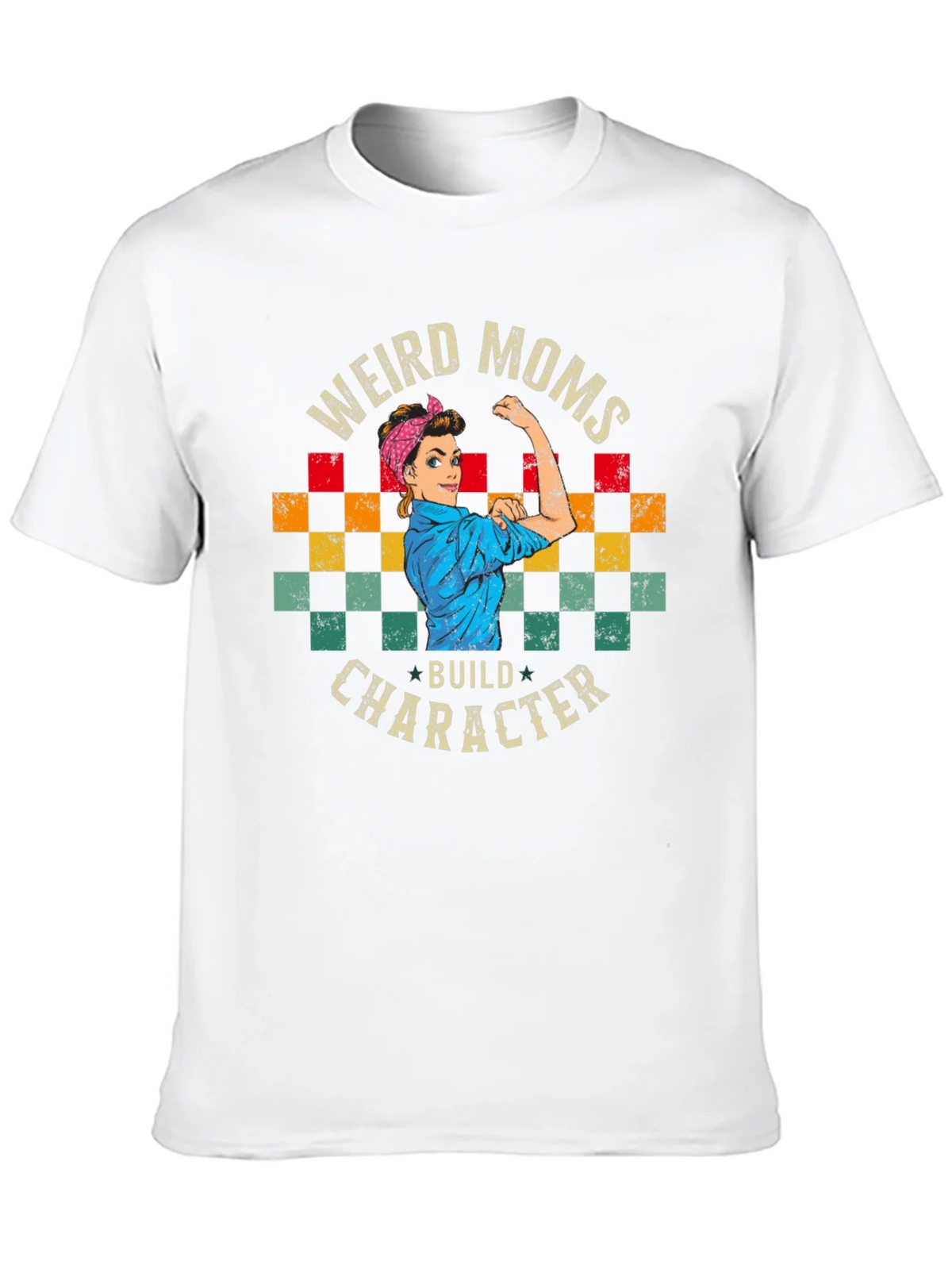 Weird Moms Build Character Graphic Tee - Unisex product image 9