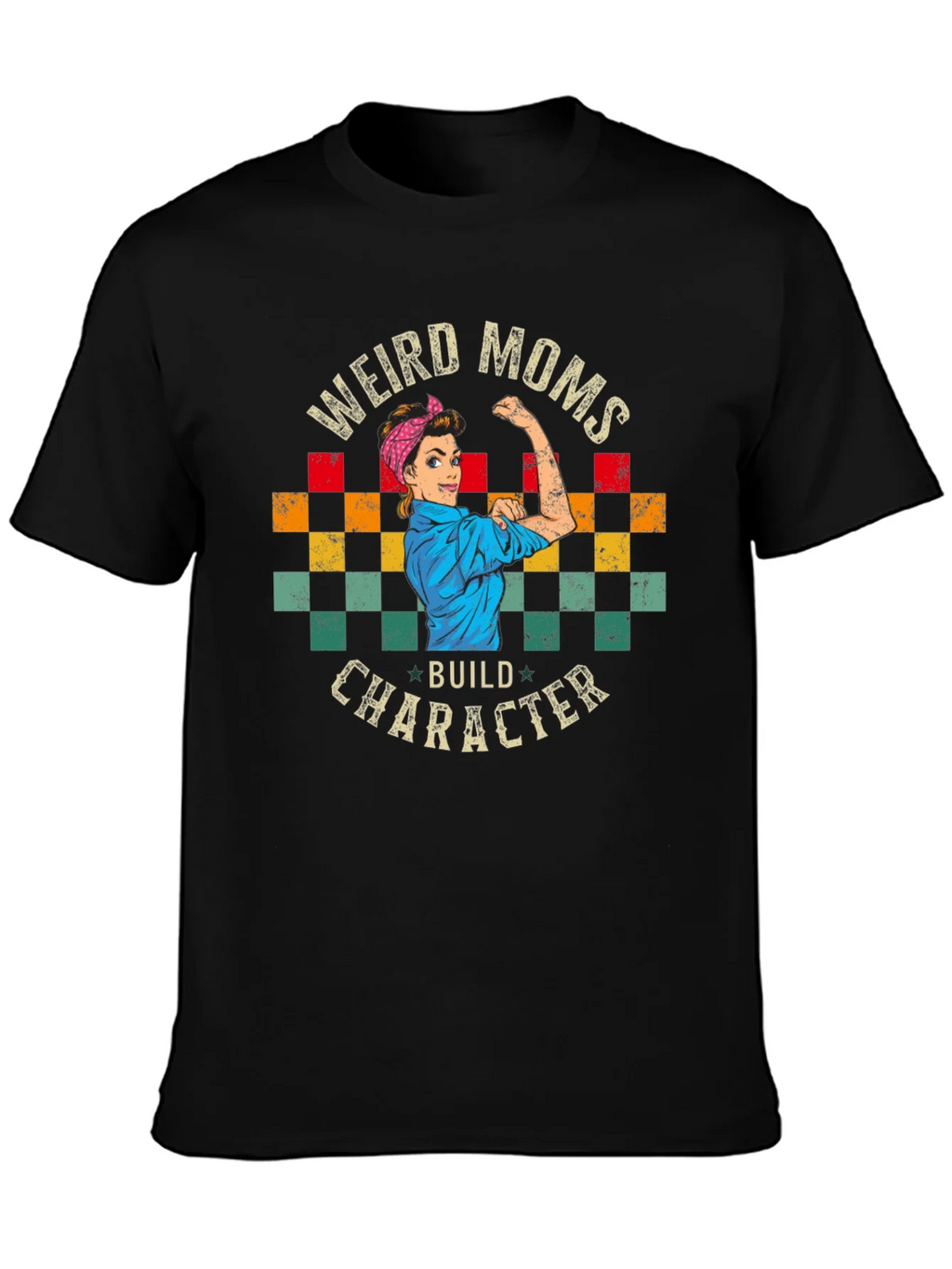Weird Moms Build Character Graphic Tee - Unisex product image 3