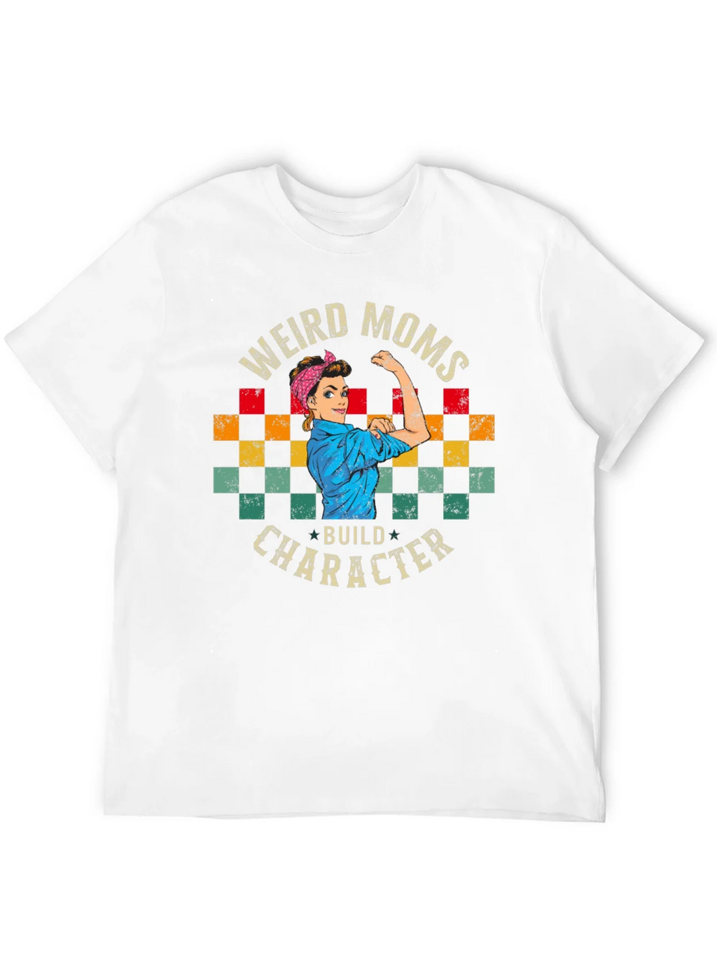 Weird Moms Build Character Graphic Tee - Unisex product image 11