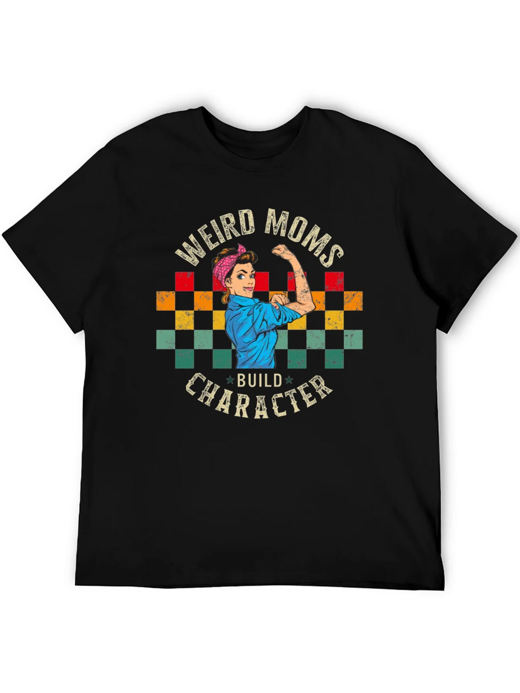 Weird Moms Build Character Graphic Tee - Unisex product image 5
