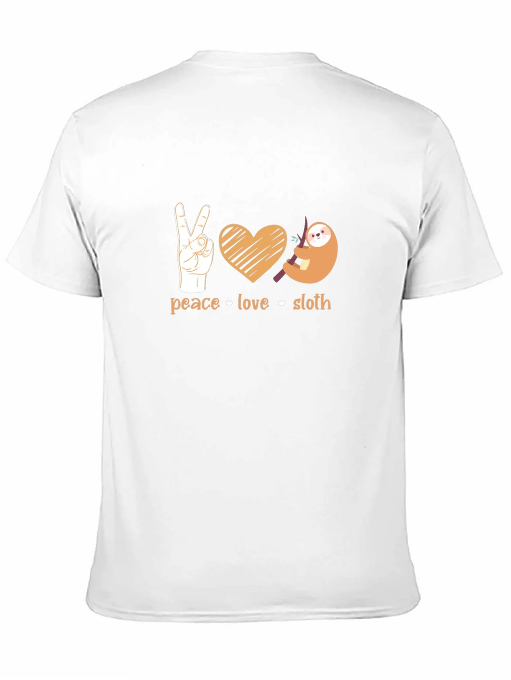 Peace Love Sloth T-Shirt product image 10
