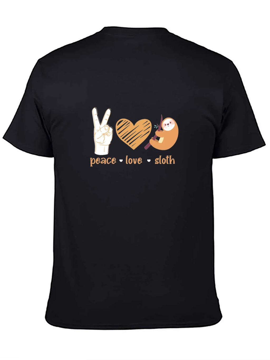 Peace Love Sloth T-Shirt product image 4