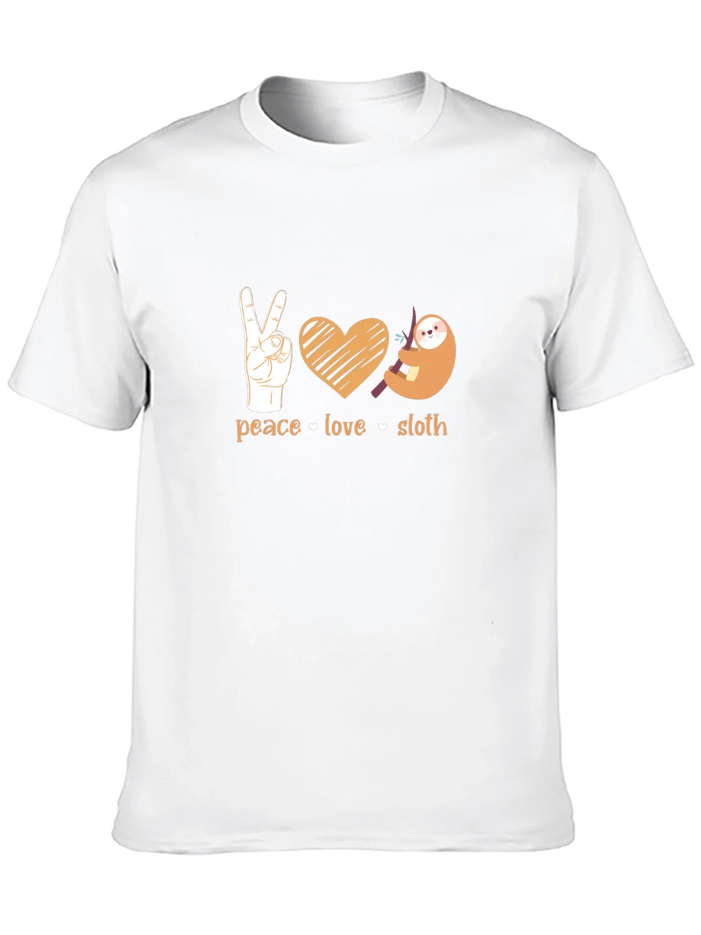 Peace Love Sloth T-Shirt product image 9