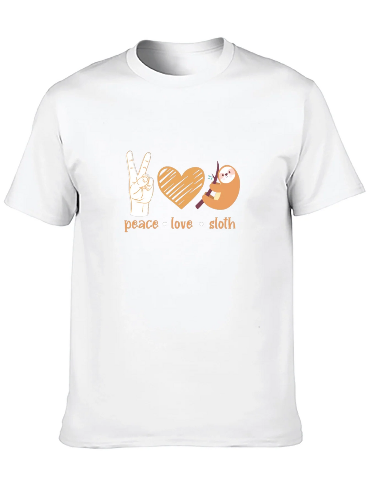 Peace Love Sloth T-Shirt product image 9
