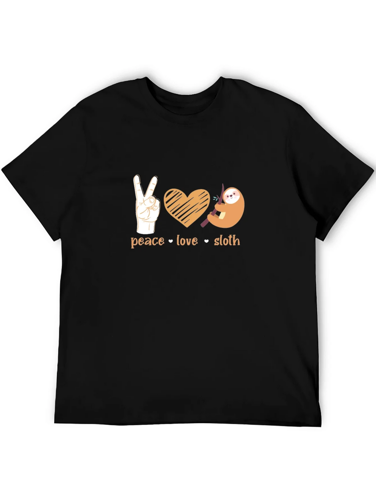 Peace Love Sloth T-Shirt product image 5