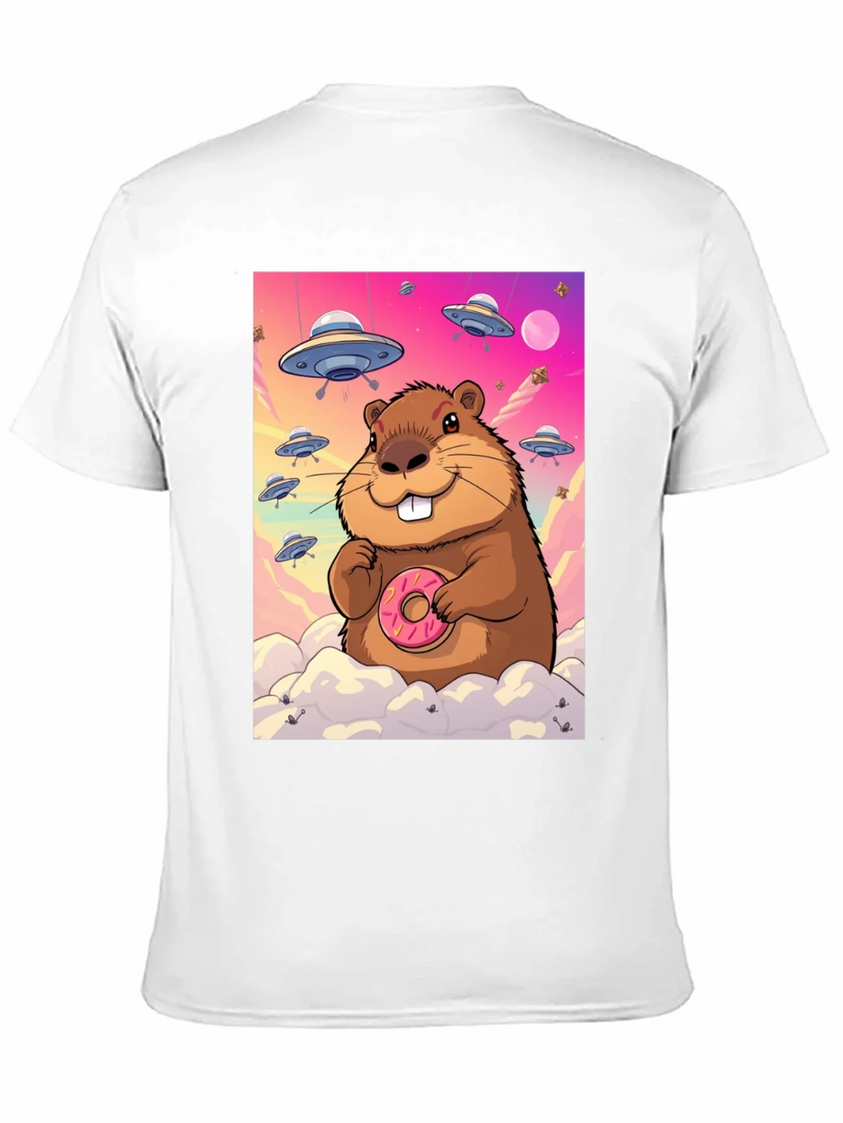 Space Beaver Donut T-Shirt product image 10