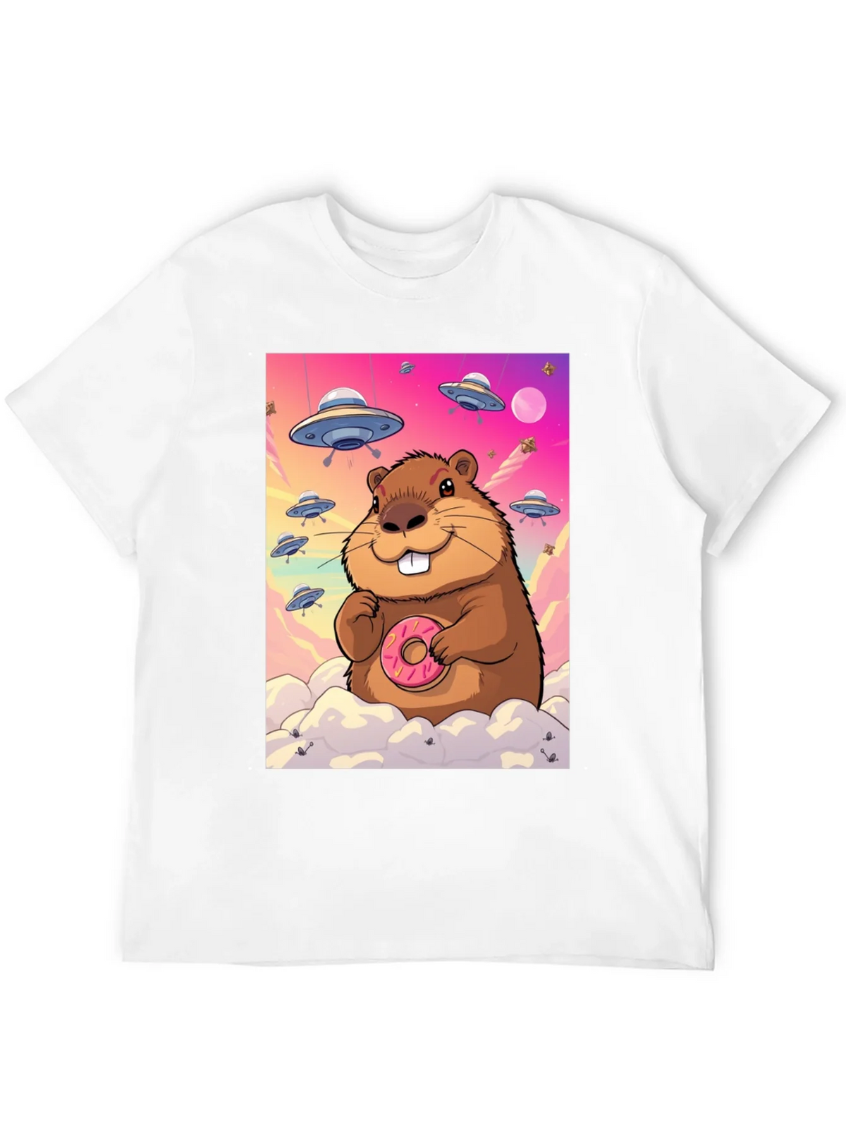 Space Beaver Donut T-Shirt product image 11