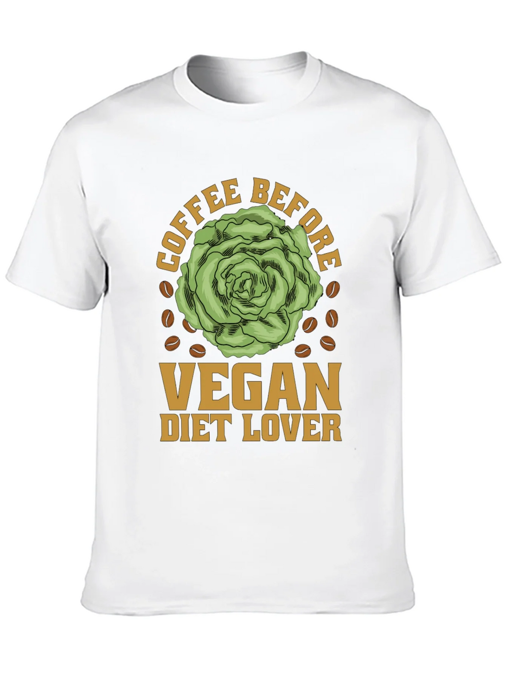 Vegan Diet Lover Coffee Before T-Shirt product image 9