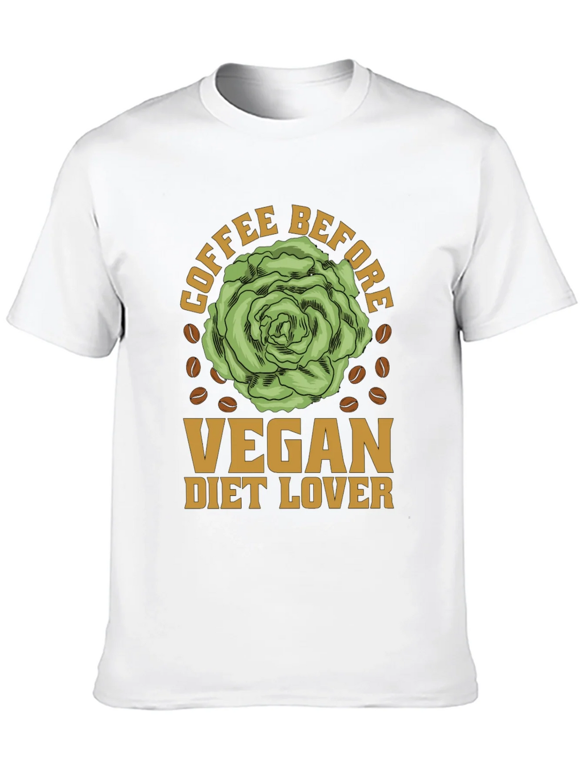 Vegan Diet Lover Coffee Before T-Shirt product image 9