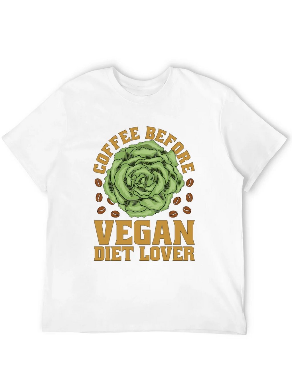 Vegan Diet Lover Coffee Before T-Shirt product image 11