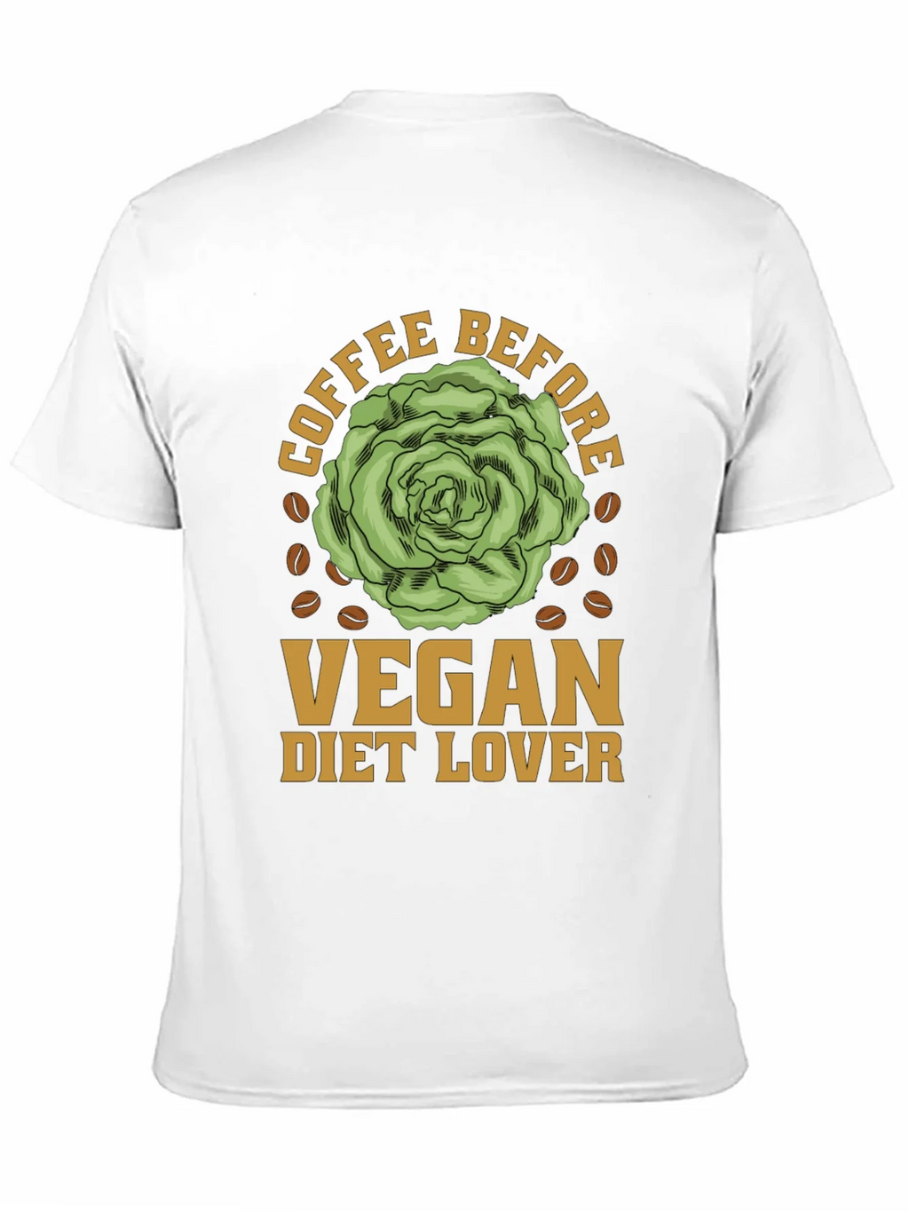 Vegan Diet Lover Coffee Before T-Shirt product image 10