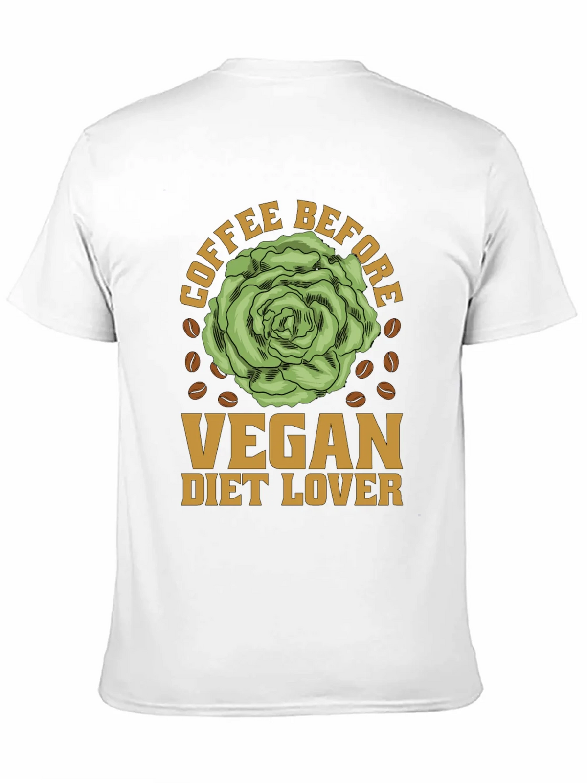 Vegan Diet Lover Coffee Before T-Shirt product image 10