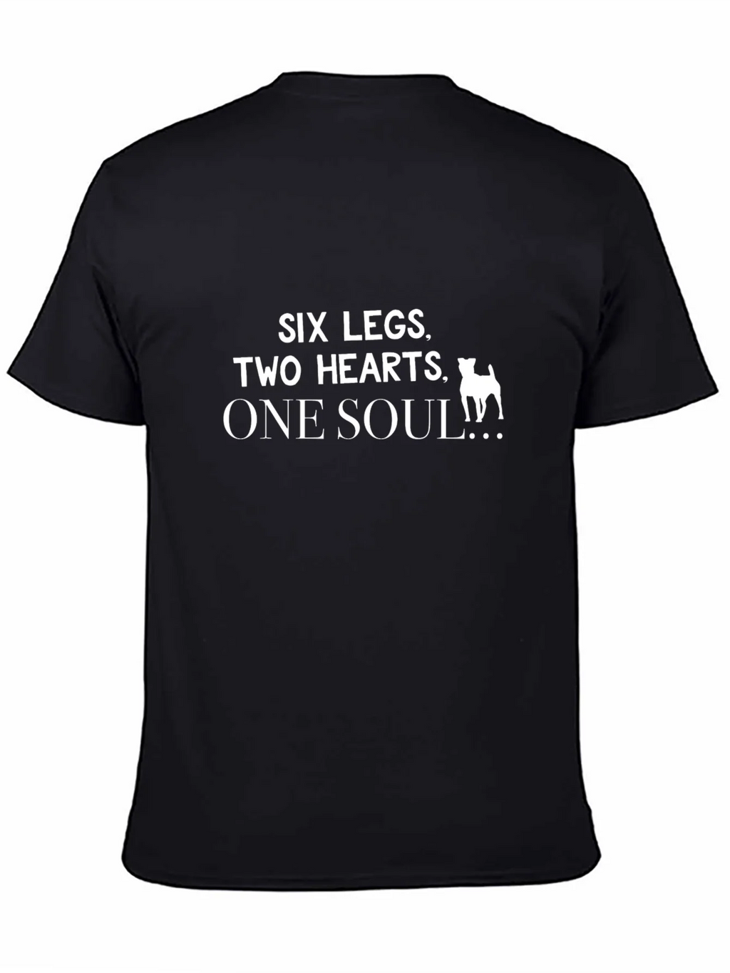Six Legs Two Hearts One Soul Dog Lover T-Shirt product image 3